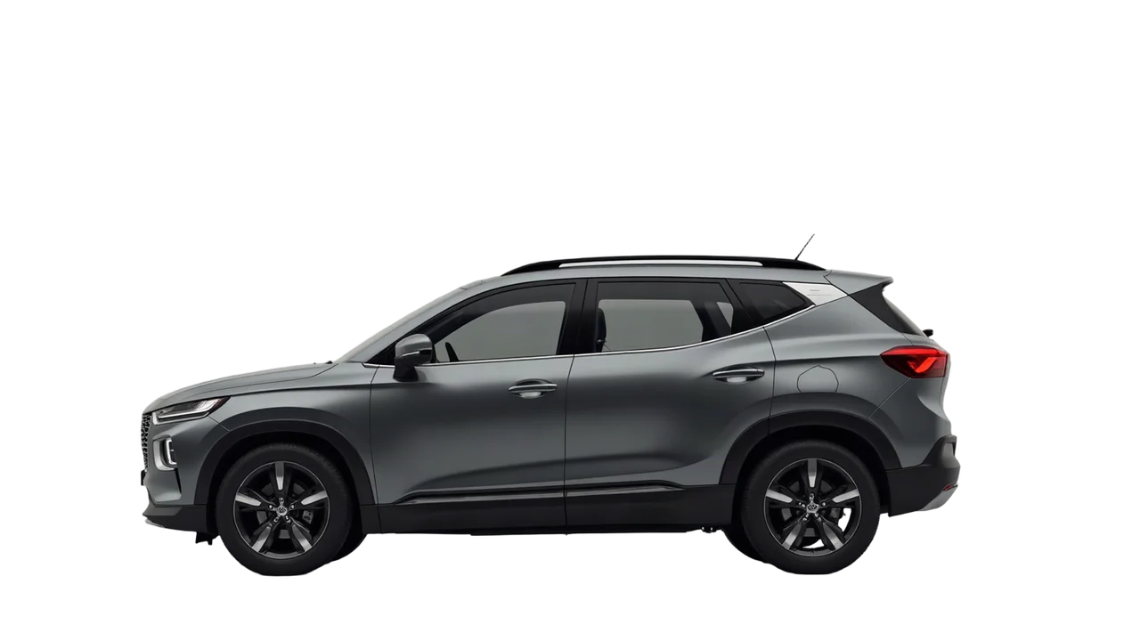 Compact SUV · squared stance, short overhangs, upright glasshouse